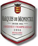 monistrol-cabernet-tempranillo-1998-label.jpg - 12893 Bytes